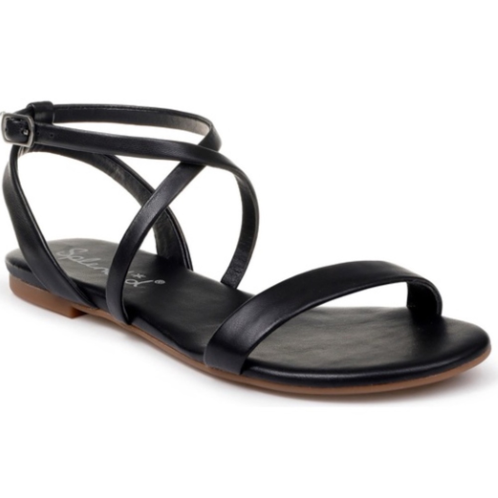 Splendid Susanna Black Strappy Sandals – Size 11